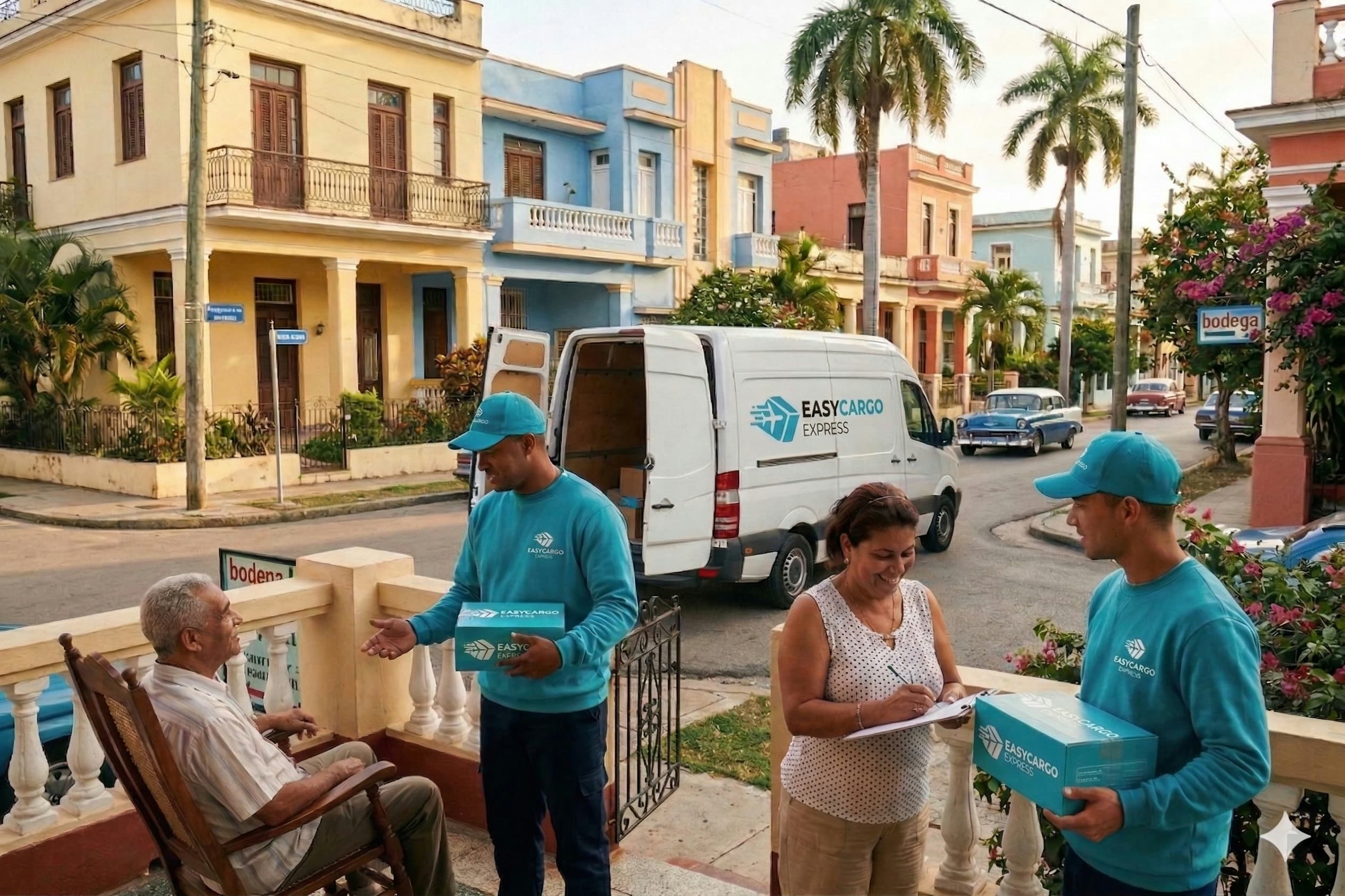 Entrega de EasyCargo Express en Cuba